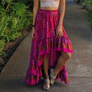 Kulayan high low skirt